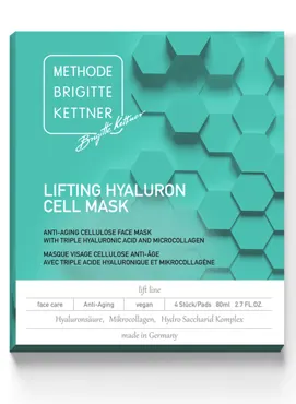 Methode Brigitte Kettner Lift Line Lifting Hyalruon Cell Mask 4er Set